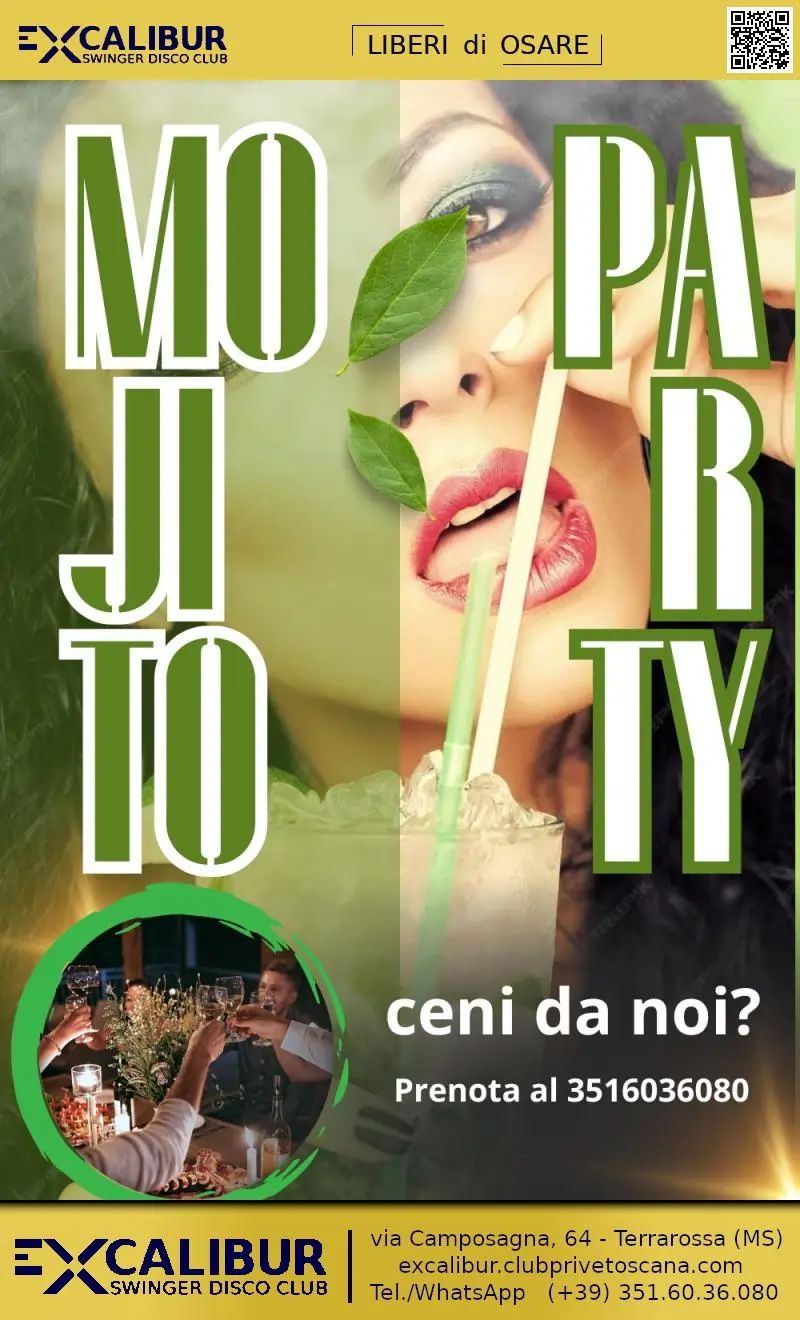 Swinger club prive evento Mojito Party night